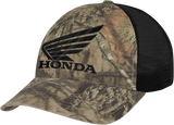 Honda Apparel Honda Hat – Mossy Oak Camo and Black Curved Bill, NP21A-H3168
