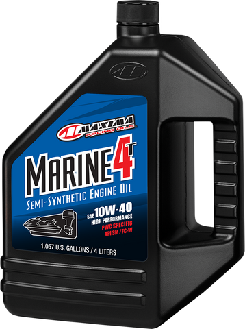 MAXIMA RACING OIL Marine Synthetic Blend 4T Engine Oil - 10W-40 - 4 L 30-529128