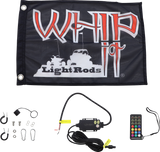 WHIPITLIGHTRODS 3 ft Chase LED Lighted Whip, Black, SB-CHSBTR-131