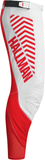 THOR Hallman Differ Slice Motorcycle Pants White/Red, US 32, Part Number 2901-10306