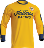 THOR Hallman Differ Roosted Jersey Lemon/Navy Medium 2910-7122