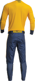 THOR Hallman Differ Roosted Jersey Lemon/Navy Medium 2910-7122