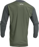 THOR Terrain Jersey Army/Charcoal XL, Part Number 2910-7169