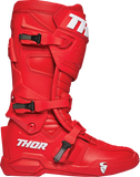 THOR Radial Motocross Boots Red, US 7 / EU 40.5, Part Number 3410-2736