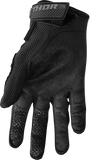 THOR Women's Sector Gloves Black/Gray, Large – Part Number 3331-0240