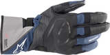 Alpinestars Andes V3 Drystar Motorcycle Gloves Black/Dark Blue 2XL - Part Number 3527521-1267-2X