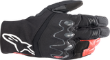 Alpinestars Hyde XT DrystarXF Motorcycle Gloves, Black/Bright Red, 3XL, Part 3522523-1303-3X