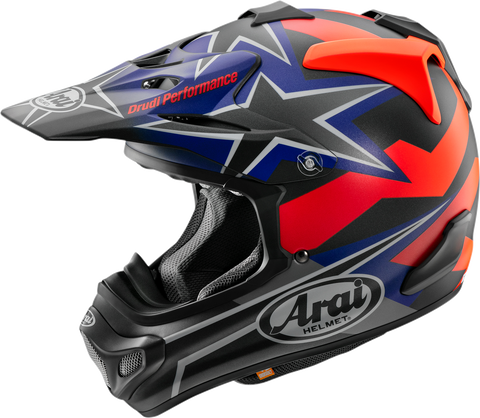 ARAI HELMETS VX-Pro4 Helmet - Stars & Stripes - Black Frost - Large 0110-8209