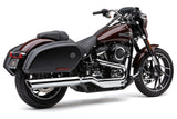 COBRA 6520 909 Twins 4-Inch Chrome Slip-On Mufflers for Harley-Davidson FLSB Softail Sport Glide
