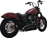 Vance & Hines 2-2 Black PCX Full System Exhaust, 2018-2022 Softail, Part 46377
