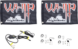 WHIPITLIGHTRODS 5-Foot Chase LED Light Rod Whip Pair, Black, SB-CHSBTR-152