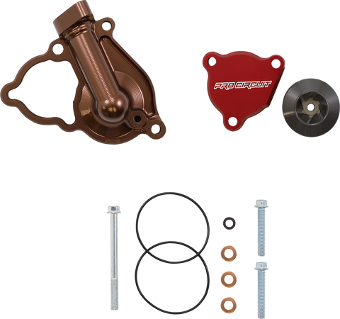 PRO CIRCUIT Water Pump Cover with Impeller for Kawasaki WPK21250