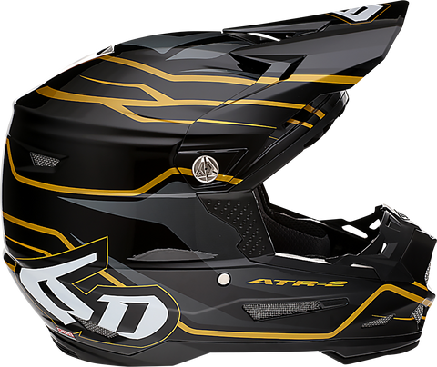 6D HELMETS ATR-2 Helmet - Phase - Black/Gold - XS 12-2804