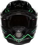 6D HELMETS ATR-2 Helmet - Phase - Black/Green - Small 12-2845