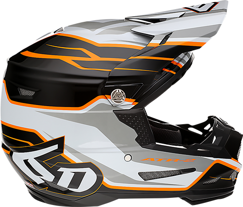 6D HELMETS ATR-2 Helmet - Phase - White/Orange - XS 12-2824