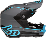 6D HELMETS ATR-1 Helmet - Stealth - Cyan - Medium 10-4626