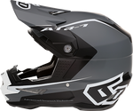 6D HELMETS ATR-1 Helmet - Stealth - White - Large 10-4617