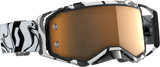 SCOTT Prospect Amplifier Goggles, Marble Black and White with Gold Chrome Works Lens, Model 285536-7082324
