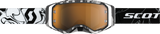 SCOTT Prospect Amplifier Goggles, Marble Black and White with Gold Chrome Works Lens, Model 285536-7082324