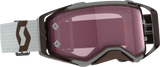 SCOTT Prospect Amplifier Motocross Goggles, Gray/Brown with Rose Works Lens, Model 285536, Part Number 7430352