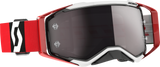 SCOTT Prospect Snowmobile Goggle, Red/Black with Silver Chrome Works Lens, Part Number 2728211018269