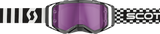 SCOTT Prospect Racing Goggle, Black/White with Purple Chrome Works Lens, Model 272821-7432281