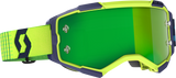 SCOTT Fury Blue/Yellow Green Works Goggles, Part Number 272828-1054279
