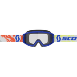 SCOTT Youth Primal Blue Goggles with Clear Works Lens, Model 4030260003043