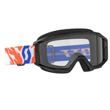 SCOTT Youth Primal Goggle with Clear Works Lens, Red, Part Number 4030260004043