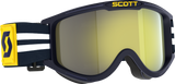 SCOTT 89X Era Goggle Blue/White with Yellow Chrome Lens, Model 89 Series, Part Number 411703-1006179