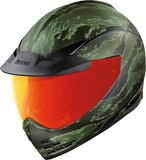ICON Domain Tiger's Blood Motorcycle Helmet, Green, Medium, Part Number 0101-14925