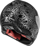 ICON Domain Gravitas Motorcycle Helmet, Black, 2XL – Part Number 0101-14963