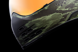 ICON Domain Tiger's Blood Green 2XL Motorcycle Helmet, Part Number 0101-14928