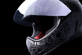 ICON Domain Gravitas Motorcycle Helmet, Black, Large – 0101-14961
