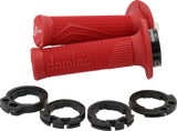 Domino D100 D-Lock Red Grips, Part Number D10046C4200A9-0