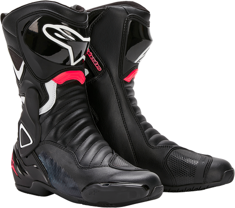 ALPINESTARS Stella SMX-6 v2 Boots - Black/White/Pink - US 10 / EU 42 2223117-1832-42