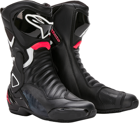 ALPINESTARS Stella SMX-6 v2 Boots - Black/White/Pink - US 9.5 / EU 41 2223117-1832-41