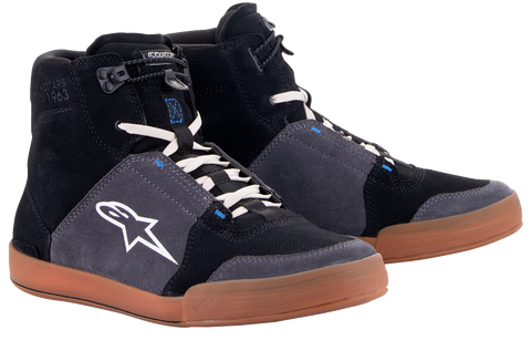 ALPINESTARS Chrome Shoes - Black/Asphalt/Gum Blue - US 9.5 251232211729.5