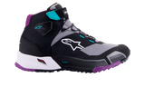 ALPINESTARS Stella CR-X Drystar? Shoes - Black/Gray/Teal/Purple - US 5.5 2611523137055