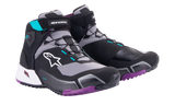 ALPINESTARS Stella CR-X Drystar? Shoes - Black/Gray/Teal/Purple - US 9 261152313709