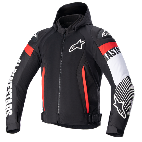 ALPINESTARS Zaca Air Jacket - Black/White/Red - XL 3306423-1231-XL