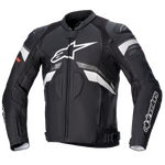 ALPINESTARS GP Plus R v3 Rideknit Leather Jacket - Black/White - US 40 / EU 50 31003211250