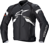 ALPINESTARS GP Plus R v3 Rideknit Leather Jacket - Black/White - US 48 / EU 58 31003211258