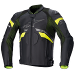 ALPINESTARS GP Plus R v3 Rideknit Leather Jacket - Black/Yellow Fluo- US 44 / EU 54 310032115554