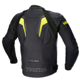 ALPINESTARS GP Plus R v3 Rideknit Leather Jacket - Black/Yellow Fluo - US 48 / EU 58 310032115558