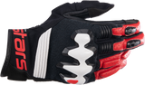 Alpinestars Halo Gloves Black/White/Bright Red Medium 3504822-1304-M