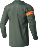 THOR Range Jersey Army Green/Orange, Large – Part Number 2910-7484