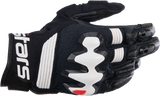 Alpinestars Halo Motorcycle Gloves Black/White XL, Part Number 3504822-12-XL