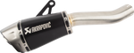 AKRAPOVIC Slip-on Series Muffler - Titanium - Black S-K10SO29-ASZTBL
