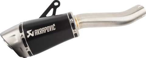 AKRAPOVIC Slip-on Series Muffler - Titanium - Black S-K10SO29-ASZTBL